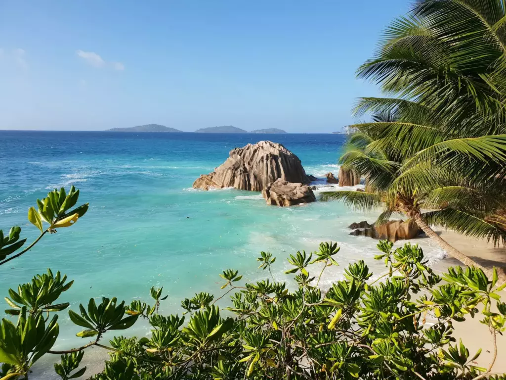Granite boulders on La Digue